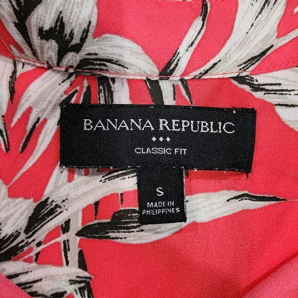 Banana Republic Floral Print Blouse Top Sizes SMALL - Picture 4 of 6